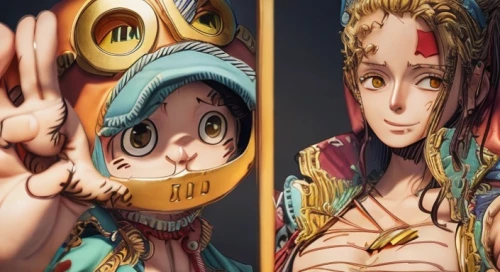 amano,anime 3d,stand models,nami,doll looking in mirror,franky,gyro,magi,mother and daughter,vanessa (butterfly),io,alibaba,ora,doll figures,cosmetic,christmas banner,the three magi,she,bazaruto,vexiernelke,Game Scene Design,Game Scene Design,Freehand Style