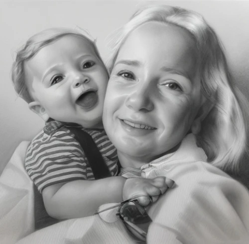 baby with mom,child portrait,mother and son,little girl and mother,pencil drawing,charcoal drawing,grandchildren,charcoal pencil,digital drawing,mom and daughter,custom portrait,digital painting,mother with child,graphite,mother and daughter,mother and child,digital art,digital artwork,portrait background,baby icons,Art sketch,Art sketch,Ultra Realistic