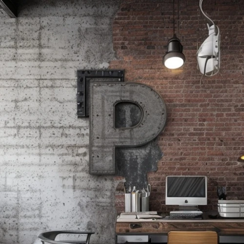 blur office background,pivot,p,brick background,par,photoshop school,graphic design studio,typography,wall lamp,pi,decorative letters,wooden letters,cinema 4d,working space,office icons,peg,paper background,plug-in,pour,pc,Commercial Space,Working Space,Industrial Chic