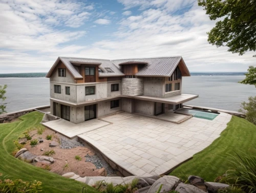 house by the water,house with lake,new england style house,lake view,luxury property,dunes house,lake geneva,beach house,frontenac,luxury real estate,luxury home,beautiful home,lake champlain,crib,stone house,waterfront,cottagecore,modern architecture,summer house,ferry house,Architecture,General,Masterpiece,Organic Architecture