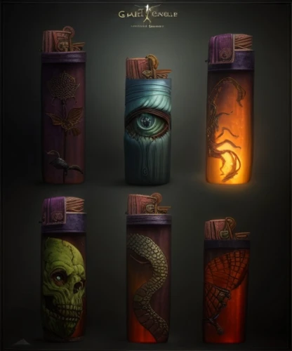 drink icons,day of the dead icons,collected game assets,halloween icons,glass items,wine bottle range,scrolls,funeral urns,column of dice,crown icons,dice cup,gift boxes,lanterns,mod ornaments,sacrificial candles,candlemaker,trinkets,gravestones,card box,wine boxes,Game Scene Design,Game Scene Design,Magical Fantasy