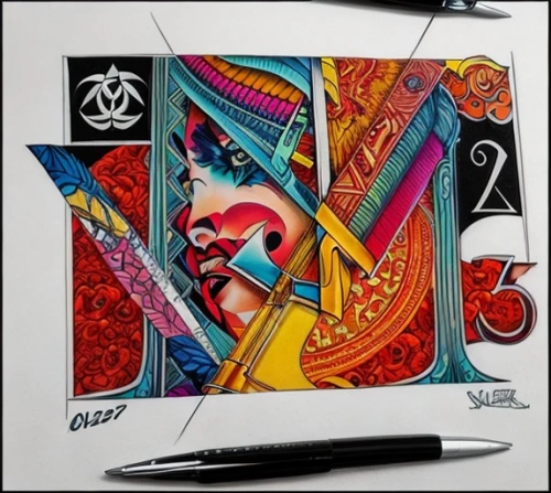 colourful pencils,graffiti art,psychedelic art,colored pencils,color pencil,abstract cartoon art,coloring book,a6,color pencils,pencil art,a4,illustrator,magic hat,coloured pencils,a8,ace,music notes,dali,abstract design,colour pencils