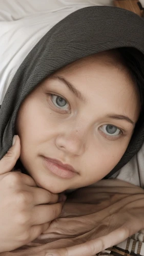 girl in bed,girl in cloth,hijaber,depressed woman,hijab,burqa,woman on bed,female model,girl with cloth,girl wearing hat,duvet cover,burka,duvet,hooded,relaxed young girl,blanket,bonnet,girl in a long,young woman,hoodie,Interior Design,Bedroom,Modern,Asian Modern