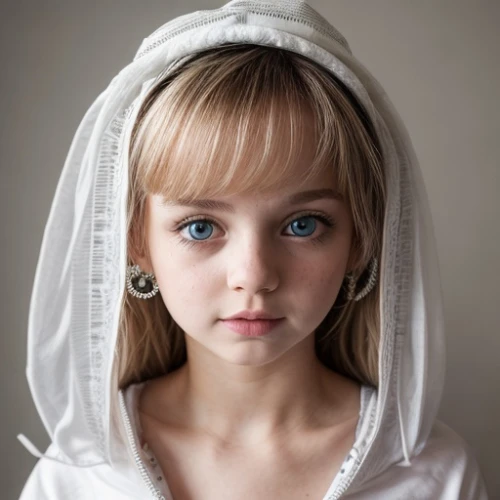 young girl,child portrait,girl in cloth,girl portrait,girl wearing hat,child girl,girl on a white background,girl with cloth,female doll,portrait of a girl,girl praying,little girl,mystical portrait of a girl,child model,blond girl,the little girl,worried girl,heterochromia,unhappy child,little girl dresses,Common,Common,Photography