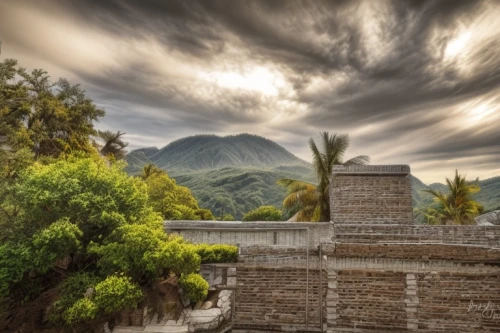 antigua guatemala,great wall of china,great wall,vietnam,great wall wingle,roof landscape,machu picchu,chinese clouds,yunnan,peru,atitlan,machupicchu,mount scenery,machu pichu,haiti,laos,fort of santa catalina,mexico,mountainous landscape,lantau island,Common,Common,Natural