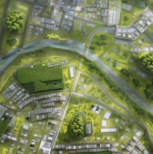 urban development,suburban,urban design,suburbs,smart city,town planning,urbanization,aerial landscape,industrial area,landscape plan,street plan,new housing development,maya city,residential area,suburb,3d rendering,human settlement,urban park,aurora village,kubny plan,Architecture,Villa Residence,Modern,Mid-Century Modern