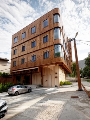 wooden facade,timber house,cubic house,building honeycomb,corten steel,athens art school,eco-construction,new building,kirrarchitecture,modern architecture,plywood,arq,wooden construction,laminated wood,cube house,chile house,archidaily,wood structure,menger,new housing development