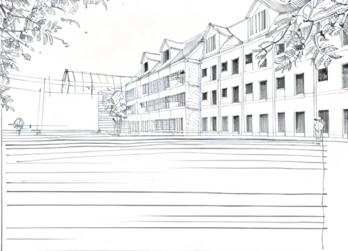 school design,kirrarchitecture,street plan,kansai university,line drawing,facade panels,school of medicine,townhouses,pencil lines,house drawing,dormitory,court building,facade painting,arts loi,athens art school,white buildings,drawing course,academic institution,north american fraternity and sorority housing,technical drawing,Design Sketch,Design Sketch,Hand-drawn Line Art