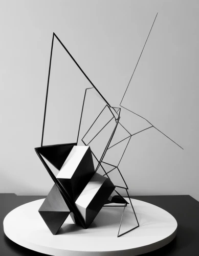 steel sculpture,kinetic art,klaus rinke's time field,wire sculpture,paper stand,cube surface,scuplture,scrap sculpture,mobile sundial,sculptor ed elliott,wind generator,incense with stand,allies sculpture,abstract shapes,facets,3d object,art with points,chair and umbrella,glass pyramid,sculpture