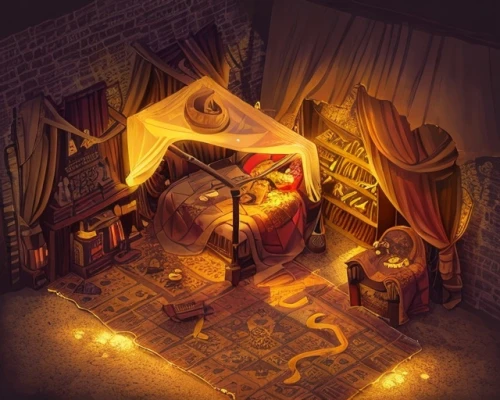 witch's house,the little girl's room,ancient house,ornate room,sleeping room,game illustration,playing room,dungeon,treasure house,fantasy picture,children's bedroom,bedroom,boy's room picture,3d fantasy,fireplace,kids room,consulting room,hearth,great room,one room,Common,Common,Game