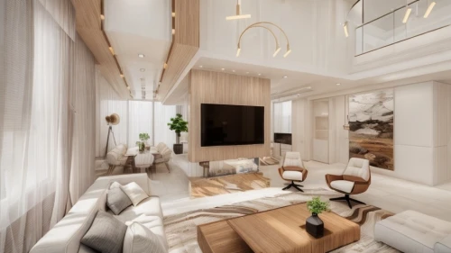 penthouse apartment,modern living room,3d rendering,interior modern design,loft,livingroom,luxury home interior,modern decor,living room,apartment lounge,sky apartment,interior design,modern room,contemporary decor,an apartment,home interior,shared apartment,interior decoration,scandinavian style,interiors