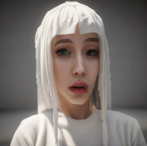 3d model,3d rendered,b3d,white lady,cgi,violet head elf,pale,female doll,render,3d render,cosmetic,natural cosmetic,elf,realdoll,ai,white ling,poppy seed,doll's facial features,albino,elven,Common,Common,Natural