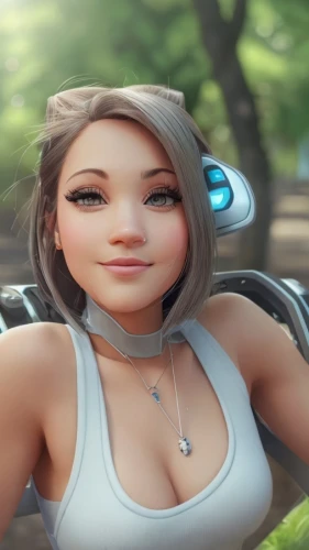 maya,mini e,b3d,tracer,io,3d rendered,ai,3d model,dacia,mini,tiber riven,sex doll,anime 3d,pi mai,mow,bonjour bongu,portrait background,cosmetic,cgi,myra,Common,Common,Cartoon