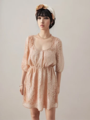 doll dress,one-piece garment,vintage dress,dress doll,peach color,winter dress,country dress,orange blossom,the girl in nightie,light pink,nightgown,little girl dresses,day dress,party dress,a girl in a dress,white winter dress,clove pink,mari makinami,vintage doll,vintage women