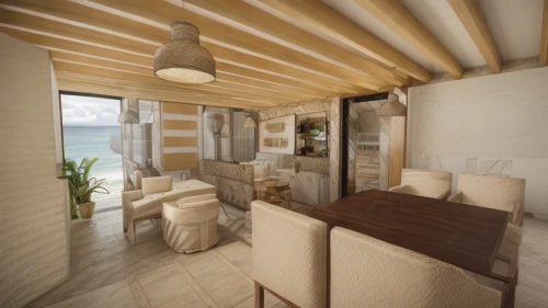 3d rendering,inverted cottage,modern room,penthouse apartment,render,loft,japanese-style room,cabin,houseboat,cabana,small cabin,wooden sauna,canopy bed,home interior,beach hut,guest room,interior decoration,room divider,livingroom,interior modern design,Commercial Space,Restaurant,Caribbean Traditional