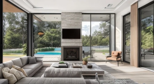 luxury home interior,interior modern design,contemporary decor,modern decor,modern living room,fire place,family room,home interior,stucco ceiling,fireplaces,concrete ceiling,mid century modern,stucco wall,interior design,luxury property,sliding door,fireplace,livingroom,stucco frame,living room