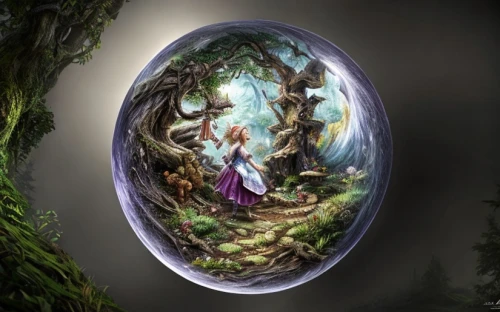 faerie,faery,crystal ball,dryad,crystal ball-photography,crystal egg,fantasy art,druids,mother earth statue,mother earth,the enchantress,fantasy picture,spring equinox,fae,fairy world,gaia,fairies aloft,background image,divination,3d fantasy,Game Scene Design,Game Scene Design,Fairy Tale