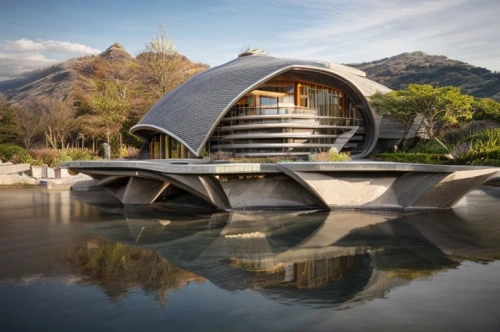 eco hotel,futuristic architecture,futuristic art museum,asian architecture,eco-construction,chinese architecture,cube stilt houses,dunes house,modern architecture,archidaily,japanese architecture,house by the water,luxury hotel,cooling house,lotus temple,floating huts,stone lotus,house of the sea,cubic house,lotus pod,Architecture,General,Modern,Organic Modernism 2