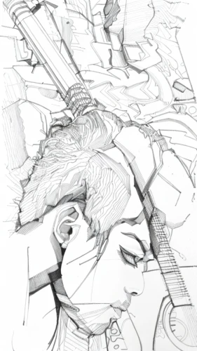 pencils,game drawing,intubation,book illustration,hand-drawn illustration,pencil and paper,game illustration,drawing trumpet,transistor,shamisen,chainsaw,medical illustration,illustrations,mono-line line art,drawing course,banjo player,guitar player,line drawing,playing the violin,violin player