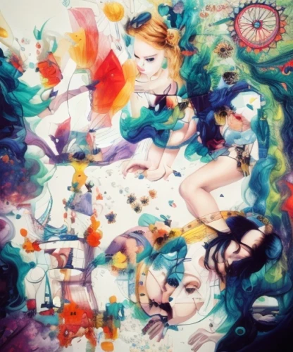alice in wonderland,vintage fairies,wonderland,alice,pin-up girls,fairy world,psychedelic art,playmat,watercolor pin up,fabric painting,pin up girls,orange blossom,butterfly dolls,chinese art,painter doll,mermaids,japanese art,art painting,porcelain dolls,the sea maid,Common,Common,Film