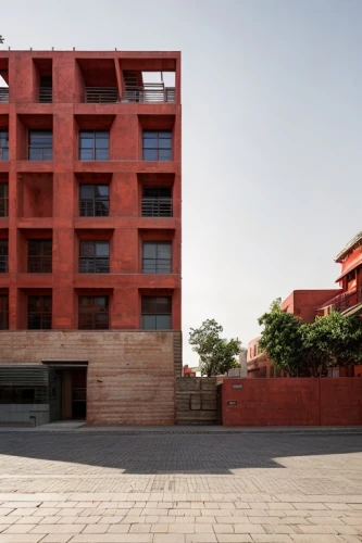 red bricks,red brick,corten steel,block of flats,chandigarh,brick block,red earth,jaipur,chinese architecture,apartment block,cubic house,delhi,new delhi,residential,apartment blocks,sand-lime brick,kitchen block,terracotta,red brick wall,kirrarchitecture,Architecture,General,Modern,Natural Sustainability