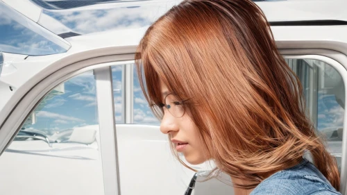 girl in car,asian semi-longhair,management of hair loss,woman in the car,artificial hair integrations,asymmetric cut,car roof,japanese woman,layered hair,sunroof,nissan figaro,automotive luggage rack,oriental longhair,caramel color,travel woman,surfer hair,mitsuoka viewt,japanese waves,hair coloring,girl on the boat