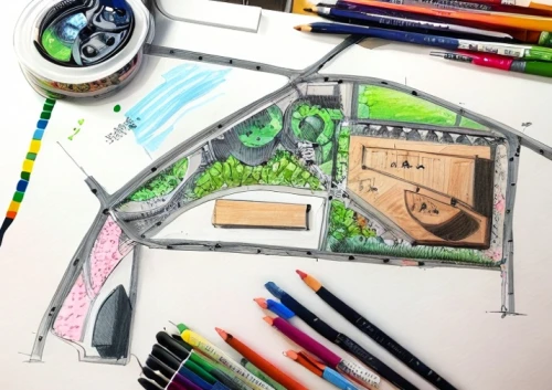 baseball drawing,colored pencil background,colourful pencils,color pencil,colored pencils,watercolor pencils,color pencils,baseball diamond,school design,coloured pencils,house drawing,colored pencil,garden buildings,colour pencils,coloring for adults,children's playhouse,crayon colored pencil,baseball field,hand-drawn illustration,baseball park,Landscape,Landscape design,Landscape Plan,Marker