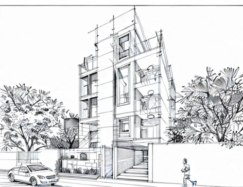 multistoreyed,residential tower,house drawing,architect plan,multi-story structure,cubic house,multi-storey,high-rise building,kirrarchitecture,habitat 67,residential house,facade insulation,street plan,residential building,frame house,an apartment,archidaily,sky apartment,eco-construction,facade panels,Design Sketch,Design Sketch,Pencil Line Art