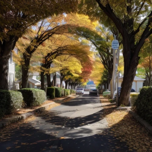 autumn in japan,tree-lined avenue,autumn scenery,autumn park,the trees in the fall,autumn frame,fall foliage,kanazawa,tree lined lane,autumn trees,golden autumn,autumn foliage,autumn color,maple road,trees in the fall,autumn in the park,round autumn frame,one autumn afternoon,fall,autumn walk,Light and shadow,Landscape,Autumn