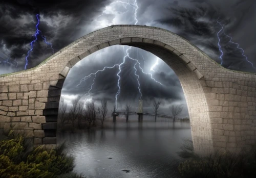 bridge arch,stone arch,dragon bridge,stargate,nature's wrath,el arco,arch bridge,hangman's bridge,tied-arch bridge,photo manipulation,heaven gate,rainbow bridge,angel bridge,segmental bridge,the storm of the invasion,devil's bridge,fantasy picture,rock arch,photomanipulation,archway