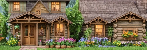 country cottage,miniature house,wooden houses,houses clipart,cottage garden,cottage,summer cottage,wooden house,little house,small house,cottages,small cabin,alpine village,traditional house,log cabin,beautiful home,aurora village,fairy village,house in the forest,home landscape,Common,Common,Cartoon