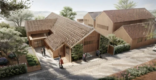 new housing development,wooden houses,housebuilding,cube stilt houses,timber house,3d rendering,escher village,eco-construction,residential house,dunes house,archidaily,cubic house,housing estate,eco hotel,chalets,garden buildings,house roofs,townhouses,hanging houses,stilt houses