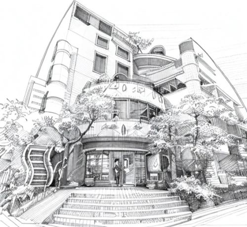 3d rendering,shenzhen vocational college,mandarin house,danyang eight scenic,facade painting,multistoreyed,grand hotel,oria hotel,dragon palace hotel,hotel complex,motomachi,boutique hotel,japanese architecture,hotel,hongdan center,apartment building,hochiminh,multi-story structure,appartment building,house drawing