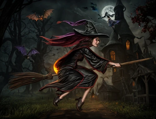 broomstick,grimm reaper,witch broom,halloween poster,halloween background,danse macabre,game illustration,halloween illustration,celebration of witches,halloween banner,halloween witch,dance of death,the witch,halloween and horror,the pied piper of hamelin,fantasy picture,dodge warlock,hallloween,halloweenchallenge,halloween wallpaper,Game Scene Design,Game Scene Design,Fairy Tale