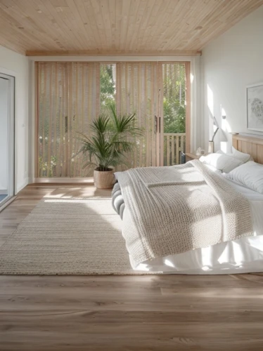 canopy bed,bedroom,wood flooring,modern room,scandinavian style,laminated wood,wood floor,danish furniture,wooden planks,bed frame,wooden floor,hardwood floors,home interior,wooden beams,soft furniture,natural wood,wood wool,danish room,wooden pallets,californian white oak,Interior Design,Bedroom,Northern Europe,American Scandi