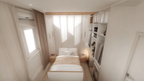 inverted cottage,canopy bed,guestroom,cabin,guest room,hallway space,railway carriage,bedroom,capsule hotel,walk-in closet,sleeping room,japanese-style room,aircraft cabin,under-cabinet lighting,one-room,small cabin,attic,room divider,accommodation,bedroom window