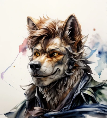 watercolor dog,furta,watercolor background,watercolour fox,watercolor,lokportrait,wolf,canidae,watercolor paint,watercolor painting,canine,fantasy portrait,fox,custom portrait,watercolors,howl,portrait background,canine rose,wild dog,watercolor sketch