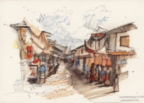 watercolor shops,korean village snow,watercolor tea shop,watercolor paris shops,watercolor paris,watercolor,chinese art,bukchon,street scene,huashan,narrow street,korean folk village,watercolor sketch,watercolour,watercolor paper,watercolor painting,chinese architecture,watercolors,suzhou,watercolor paris balcony