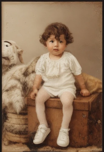 vintage doll,child portrait,east-european shepherd,wool sheep,vintage children,girl with cloth,sheep wool,bouguereau,female doll,cloth doll,infant,antique background,easter lamb,sheep portrait,monchhichi,child with a book,christ child,collectible doll,child is sitting,wooden doll