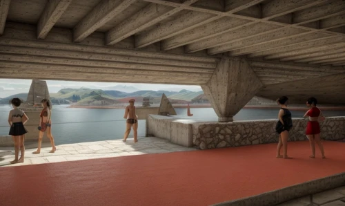 concrete bridge,concrete ceiling,underpass,under the bridge,dubrovnik city,3d rendering,dubrovnik,moveable bridge,amphitheater,habitat 67,niterói,concrete construction,parking lot under construction,vault (gymnastics),render,boat dock,bridge piers,archidaily,school design,sveti stefan,Game Scene Design,Game Scene Design,Japanese Magic