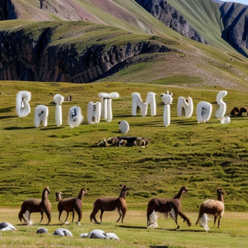 badakhshan national park,mongolia,altyn-emel national park,the mongolian and russian border mountains,kyrgyzstan som,the mongolian-russian border mountains,leh,ladakh,kirghystan,mongolia mnt,kyrgyzstan,mountain cows,kyrgyz,mongolia in the northwest portion,qinghai,erciyes dağı,inner mongolia,mongolia eastern,mountain sheep,nature of mongolia,Realistic,Landscapes,Andean Grazing