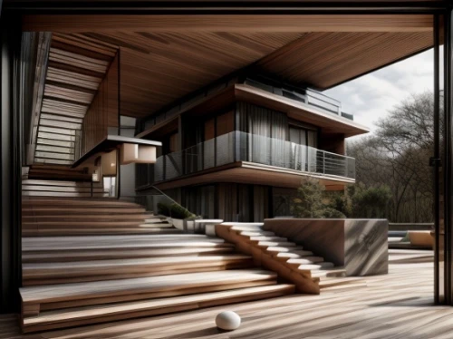 timber house,wooden house,frame house,cubic house,dunes house,modern architecture,modern house,3d rendering,wooden facade,wooden windows,wooden construction,wood structure,wood window,wooden decking,archidaily,wood deck,residential house,folding roof,kirrarchitecture,glass facade