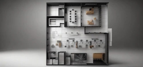 dolls houses,room divider,an apartment,storage cabinet,shared apartment,menger sponge,miniature house,walk-in closet,apartment,apartment house,pantry,compartments,doll house,model house,bookcase,apartment block,cupboard,bookshelf,apartments,one-room,Common,Common,Commercial