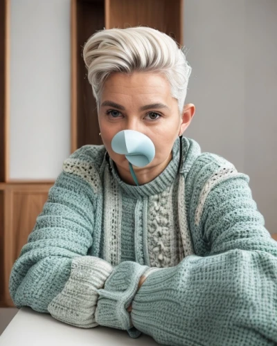 pollution mask,flu mask,breathing mask,asbestos,covering mouth,respiratory protection mask,oxydizing,respiratory protection,ventilation mask,flu,carbon dioxide therapy,mouth-nose protection,surgical mask,covered mouth,lung cancer,air pollution,wearing a mandatory mask,medical face mask,woman drinking coffee,turquoise wool,Product Design,Furniture Design,Modern,Eclectic Scandi