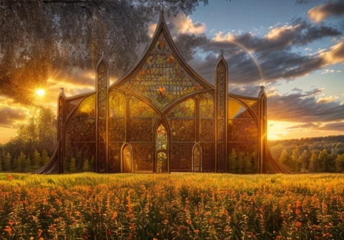 wooden church,stave church,forest chapel,fairy tale castle,fairytale castle,witch's house,frederic church,gothic church,fairytale,fairy house,house of prayer,witch house,dandelion hall,summer house,gothic architecture,midsummer,little church,fairy tale,the gingerbread house,hobbiton,Architecture,General,European Traditional,Dutch Neo-Gothic