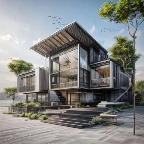 modern house,cube stilt houses,cubic house,modern architecture,cube house,dunes house,eco-construction,3d rendering,residential house,smart house,archidaily,asian architecture,wooden house,modern building,timber house,frame house,residential,contemporary,japanese architecture,modern office,Architecture,General,Modern,Skyline Modern