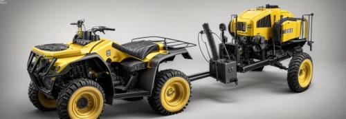 road roller,agricultural machinery,yellow machinery,two-way excavator,tractor,backhoe,construction machine,agricultural machine,farm tractor,construction equipment,mining excavator,forklift truck,all-terrain vehicle,rc model,dodge ram rumble bee,forklift,land vehicle,atv,lawn mower robot,quad bike,Product Design,Vehicle Design,Engineering Vehicle,Industrial Strength