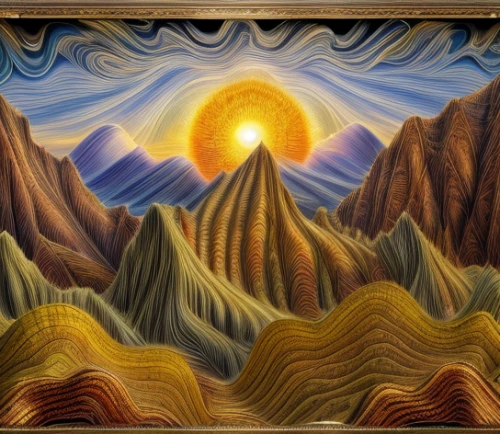 sunburst background,mountain scene,desert landscape,desert desert landscape,3-fold sun,yellow mountains,mountain landscape,mountain sunrise,mountainous landscape,desert background,dune landscape,sun,altiplano,layer of the sun,solar wind,volcanic landscape,sunburst,arid landscape,mountainous landforms,mountain plateau