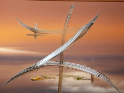 united propeller,wind turbine,propeller-driven aircraft,rotor blade,cable-stayed bridge,offshore wind park,steel sculpture,wind turbines,wind generator,sky space concept,wind power generator,supersonic aircraft,supersonic transport,bow arrow,wind edge,scale model,tandem gliders,propeller,turbine,figure of paragliding