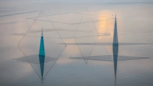 wind turbines in the fog,cube sea,glass pyramid,cube stilt houses,cube surface,offshore wind park,glass series,aerial view umbrella,klaus rinke's time field,water cube,shard of glass,sailing boats,geometry shapes,sails of paragliders,sky space concept,sailboats,plexiglass,wind finder,thin-walled glass,geometrical